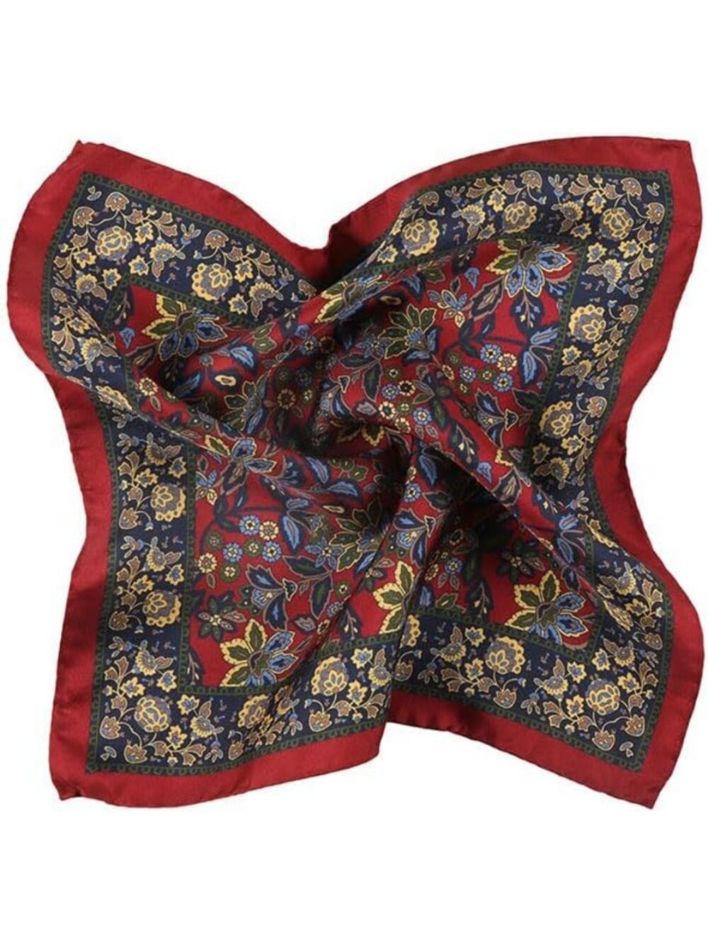 100% Silk Pocket Square for Men, Premium Small Batch, 32x32 cm, Stylish